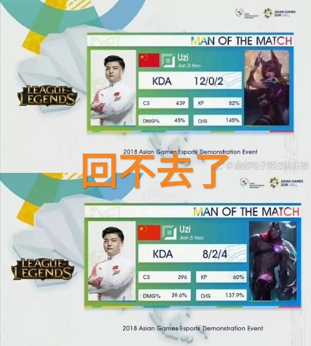 LOL入选亚运会正赛，“UZI第一时间发声引泪目，回不去了”