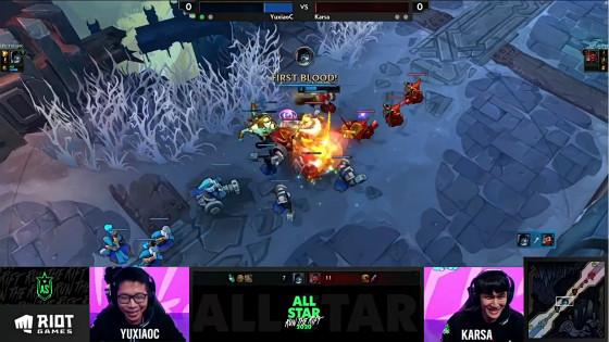 LOL全明星赛：余小C 2:0Karsa斩获LPL单挑赛冠军