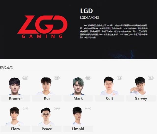 LOL官网俱乐部信息爆料：VG更名RA，iG名单无Ning