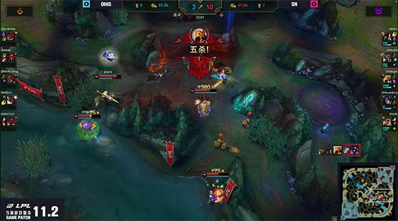 LOL：Angel沙皇斩获五杀，SN2-0OMG终止三连败