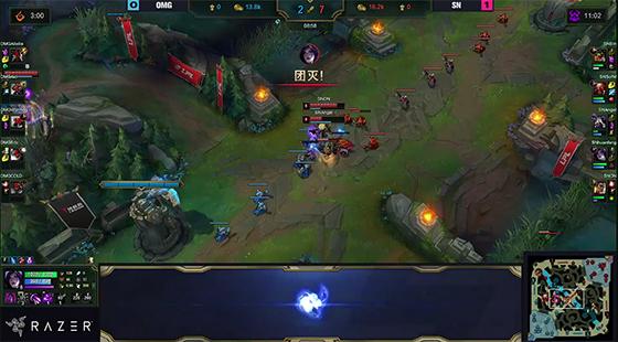 LOL：Angel沙皇斩获五杀，SN2-0OMG终止三连败