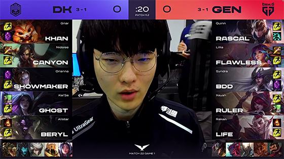 LOL：鏖战52分钟破LCK记录，DK乌迪尔教学逆转GEN