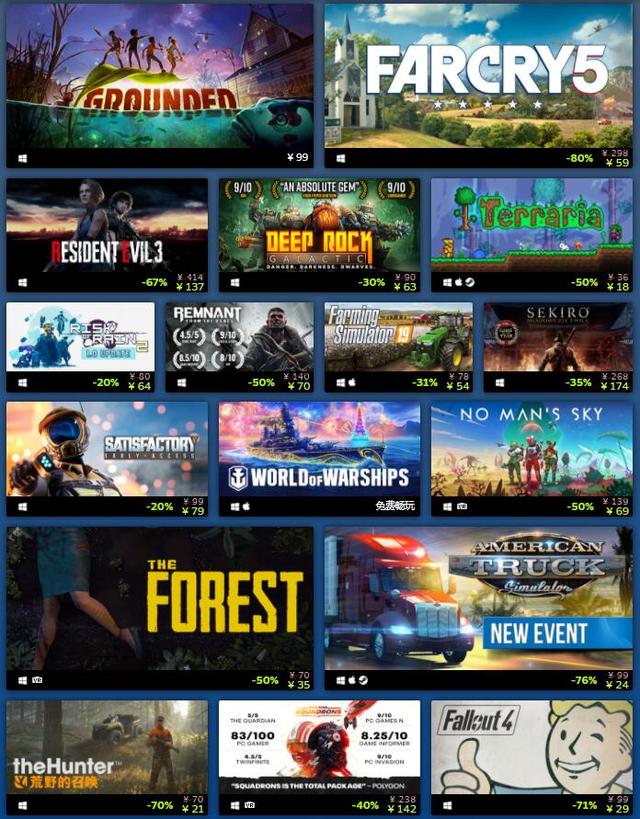 Steam 2020年度最佳榜单揭晓