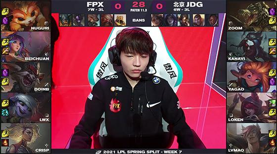 LOL：Doinb绝活梦魇节奏窒息，FPX 2-0击败JDG