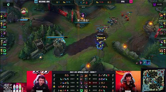 LOL：Doinb绝活梦魇节奏窒息，FPX 2-0击败JDG