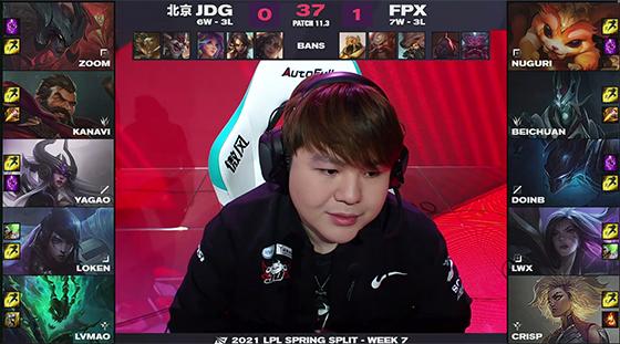 LOL：Doinb绝活梦魇节奏窒息，FPX 2-0击败JDG