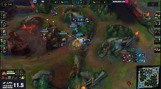 LOL：LGD“不斩无名之辈”，2-1爆冷终结RA九连胜