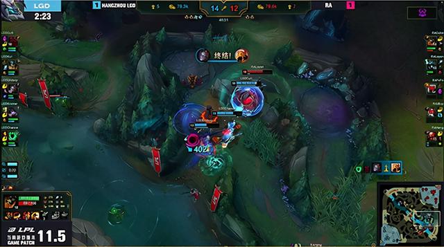 LOL：LGD“不斩无名之辈”，2-1爆冷终结RA九连胜