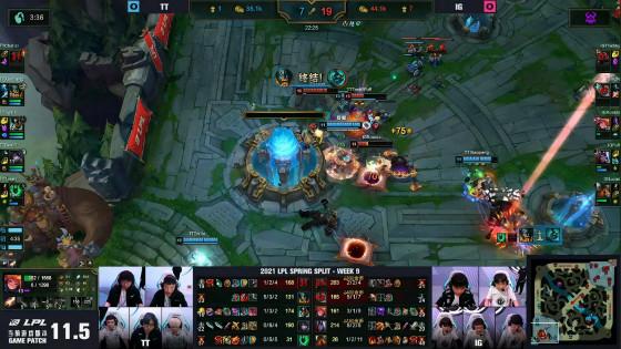 LOL：Xun乌迪尔灵活控图野区单杀，iG2-0横扫击败TT