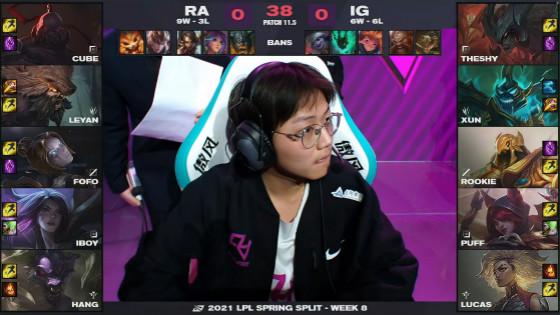 LOL：乐言乌迪尔表现神勇，RA 2:0击败iG豪取九连胜