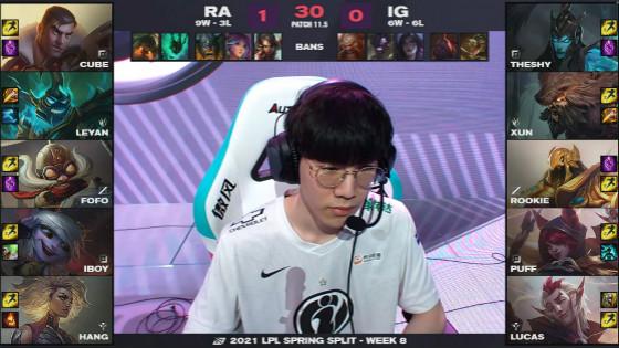 LOL：乐言乌迪尔表现神勇，RA 2:0击败iG豪取九连胜