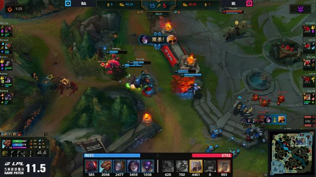 LOL：乐言乌迪尔表现神勇，RA 2:0击败iG豪取九连胜