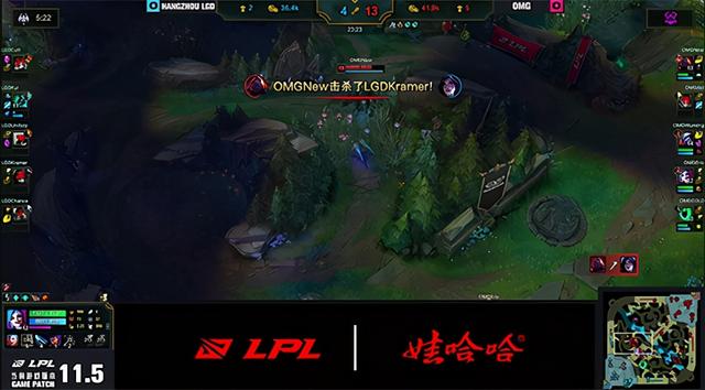 LOL：COLD锤石神级发挥，OMG韧性十足2-1击败LGD