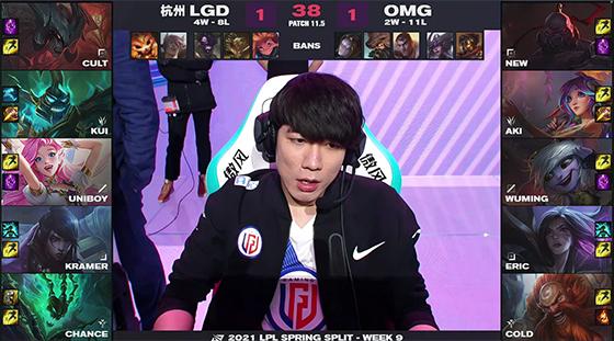 LOL：COLD锤石神级发挥，OMG韧性十足2-1击败LGD