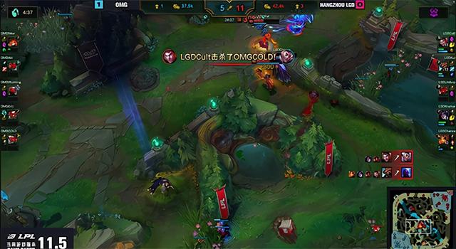 LOL：COLD锤石神级发挥，OMG韧性十足2-1击败LGD