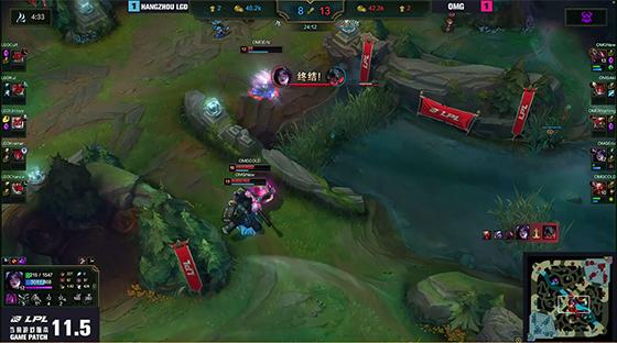 LOL：COLD锤石神级发挥，OMG韧性十足2-1击败LGD