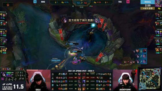 LOL：野辅完美开团掀翻强敌，RNG 2-0终结TES七连胜