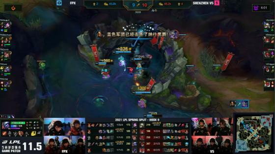 LOL：牛宝上路惨遭军训，V5 2-0横扫FPX结束五连败