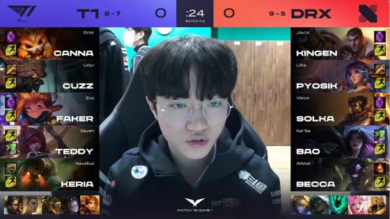 LOL：Faker佐伊秀翻全场，T1状态回暖2-0击败DRX