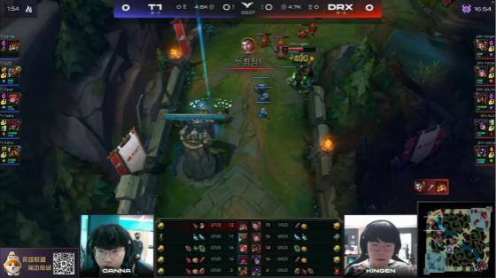 LOL：Faker佐伊秀翻全场，T1状态回暖2-0击败DRX