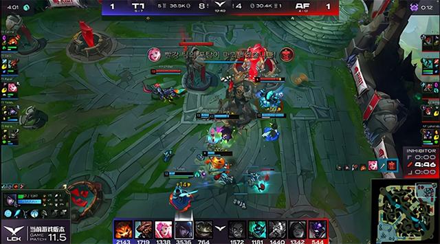 LOL：Faker维克托输出拉满，T1逆风翻盘2-1复仇AF