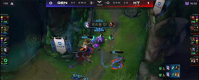 LOL：Ruler金克丝三杀梦幻起飞，GEN 2:1击败KT