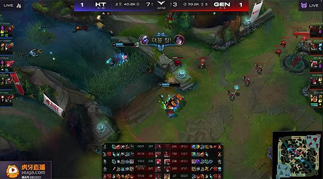 LOL：Ruler金克丝三杀梦幻起飞，GEN 2:1击败KT