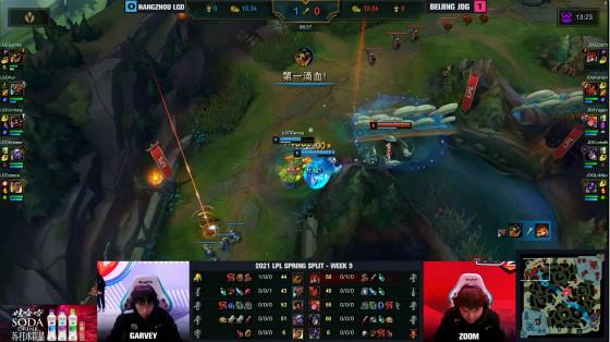 LOL：JDG上野强拆翻盘，LGD0-2不敌JDG无缘季后赛