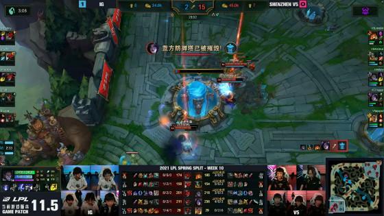 LOL：Puff小炮砍下五杀，iG 2-1击败V5冲进季后赛
