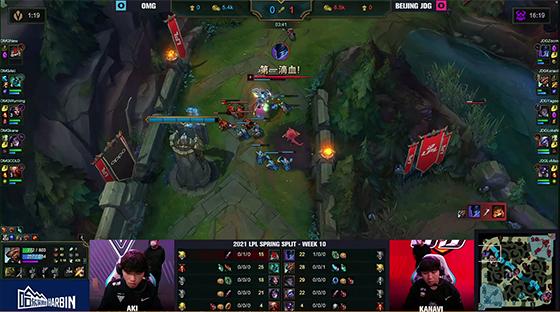 LOL：JDG 2-0击败OMG，六连胜完美收官常规赛