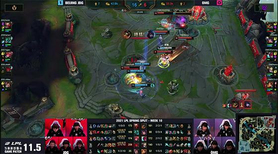 LOL：JDG 2-0击败OMG，六连胜完美收官常规赛