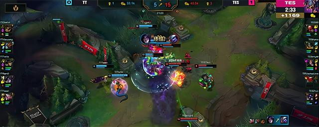 LOL：阿水小炮一追三斩获双杀，TES无解压制2-0击败TT
