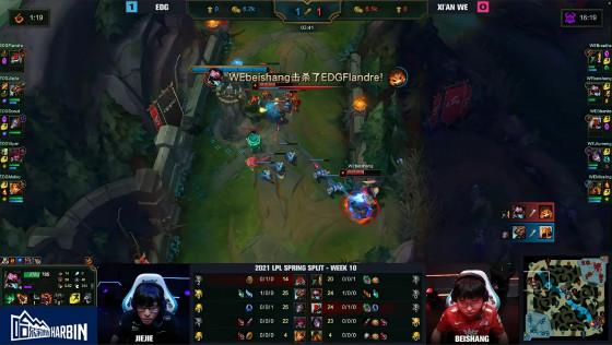 LOL：EDG两局横扫2-0 WE，携手RNG锁定常规赛前二