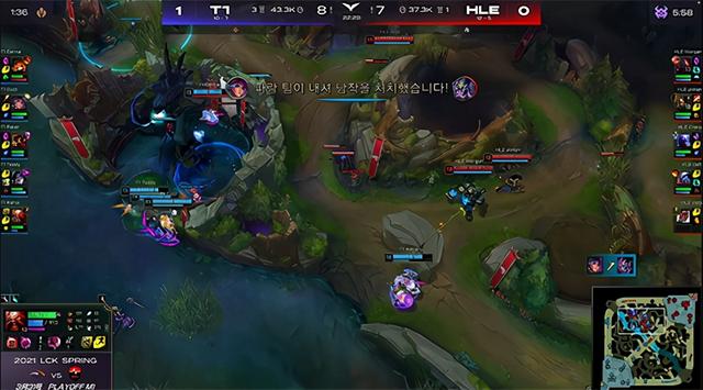 LOL-LCK：T1 2-0 HLE，Deft惨遭老队友暴打