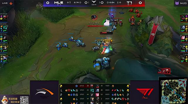 LOL-LCK：T1 2-0 HLE，Deft惨遭老队友暴打
