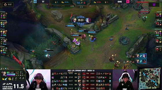 LOL：EZ飘逸四杀力挽狂澜，TT让一追二战胜OMG圆满收官