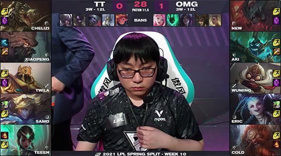 LOL：EZ飘逸四杀力挽狂澜，TT让一追二战胜OMG圆满收官