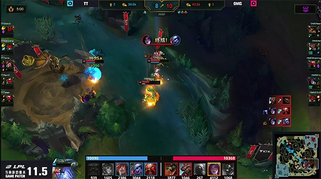LOL：EZ飘逸四杀力挽狂澜，TT让一追二战胜OMG圆满收官