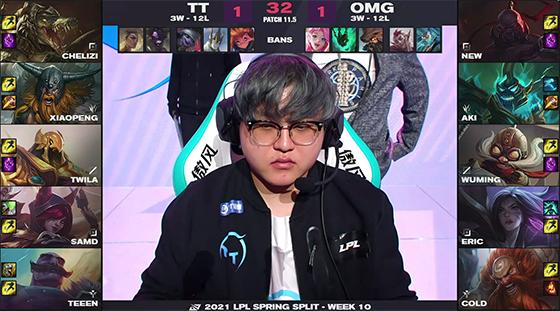 LOL：EZ飘逸四杀力挽狂澜，TT让一追二战胜OMG圆满收官