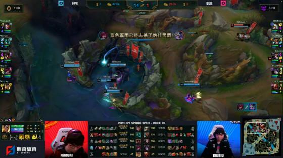 LOL：小天重回首发表现惊艳，FPX全程压制2-0轻取BLG