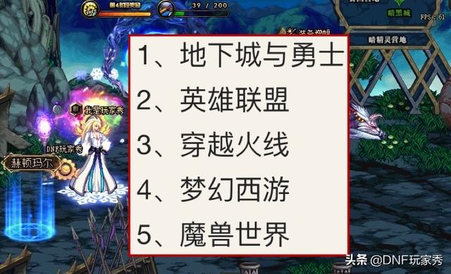 DNF：王者归来！时隔6个月，地下城重回全球第一