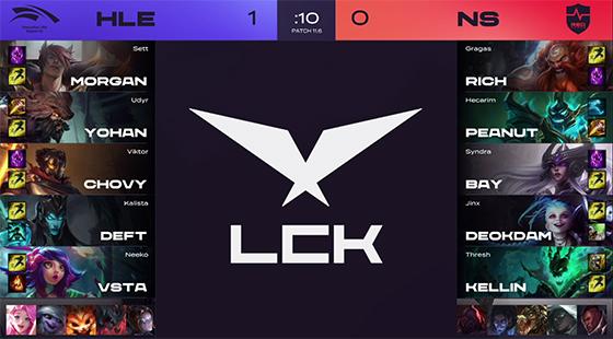 LOL：Chovy四杀发条力挽狂澜，HLE翻盘3-2淘汰NS