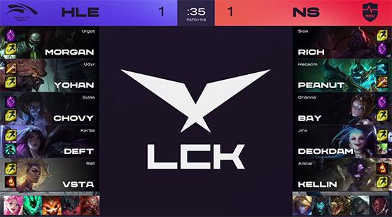 LOL：Chovy四杀发条力挽狂澜，HLE翻盘3-2淘汰NS