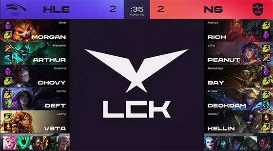 LOL：Chovy四杀发条力挽狂澜，HLE翻盘3-2淘汰NS