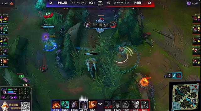 LOL：Chovy四杀发条力挽狂澜，HLE翻盘3-2淘汰NS
