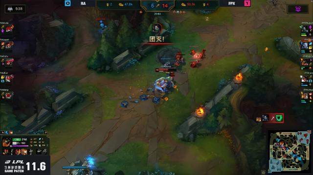 LOL：Doinb克烈再现经典绕后，FPX 3-1击败RA