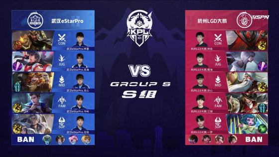 王者荣耀KPL：梓墨马超乱杀！武汉eStarPro战胜杭州LGD大鹅