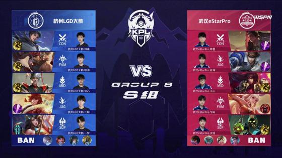 王者荣耀KPL：梓墨马超乱杀！武汉eStarPro战胜杭州LGD大鹅