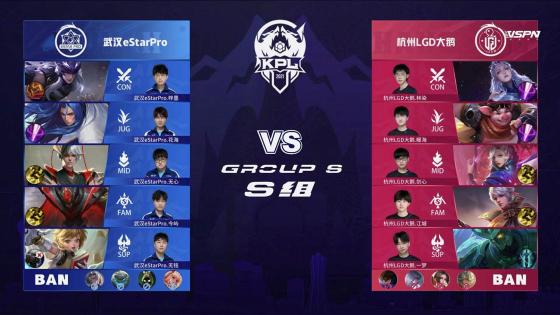 王者荣耀KPL：梓墨马超乱杀！武汉eStarPro战胜杭州LGD大鹅