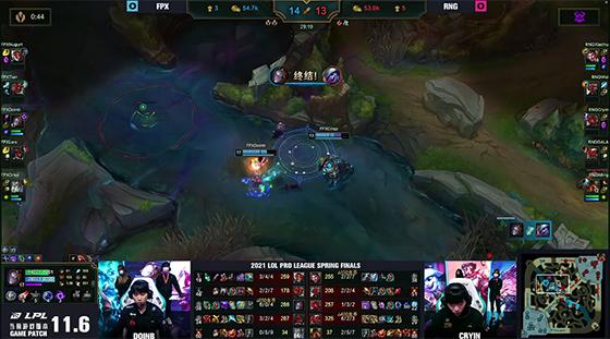 LOL-LPL：喜迎“金色的雨”！RNG 3-1击败FPX夺得春季总冠军